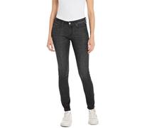 Replay Damen Jeans New Luz Skinny-Fit mit Power Stretch, Black Delavè 099 (Schwarz), 31W / 32L