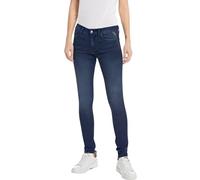 Replay Damen Jeans New Luz Skinny-Fit mit Power Stretch, Dark Blue 007-2 (Blau), 29W / 28L