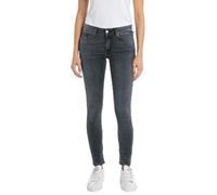 Replay Damen Jeans New Luz Skinny-Fit mit Power Stretch, Dark Grey 097 (Grau), 28W / 30L