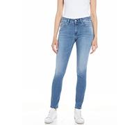 Replay Damen Jeans New Luz Skinny-Fit mit Power Stretch, Medium Blue 009 (Blau), 31W/34L