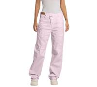 Replay Damen Jeans Zelmaa Tapered-Fit, Bubble Pink 066 (Rosa), 28W / 32L