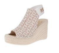REPLAY Damen JESS Tyne Mono Plattform, 934 BEIGE White, 39 EU