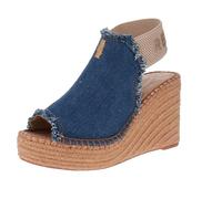REPLAY Damen JESS Tyne Plattform, 220 Denim, 38 EU