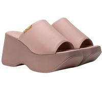 Replay Damen Keilabsatzschuhe aus Kunstleder, Beige (Beige 002), 37