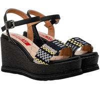 Replay Damen Keilabsatzschuhe mit Riemen, Schwarz (Black 003), 39