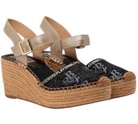 Replay Damen Keilabsatzschuhe mit Riemen, Schwarz (Black 003), 41