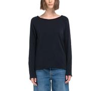 Replay Damen Langarmshirt mit U-Boot-Ausschnitt, Blau (Dark Navy 970), XS