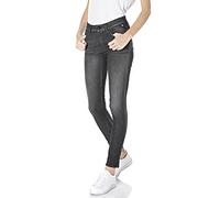 Replay Damen Luzien Rose Label Jeans, Grau (097 Dark Grey), 30W / 28L