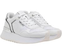 REPLAY Damen MENNET Allover 2 Sneaker, 081 White Silver, 41 EU