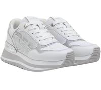 REPLAY Damen MENNET Diamonds Sneaker, 081 White Silver, 38 EU