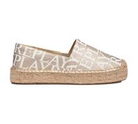 REPLAY Damen NASH Allover 25 Flacher Slipper, 045 Platin, 38 EU