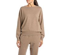 Replay Damen Pullover mit U-Boot-Ausschnitt, Braun (Camel 618), XXS