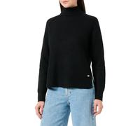 Replay Damen Pullover Rollkragenpullover Recyceltes Material, Black 098 (Schwarz), L