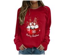 Replay Damen Pullover - Sexy Langes Sweatshirt, Roter Hoodie, Weiße Jacke, Plüsch Mantel, Basic Langarmshirt Lang Mit Weihnachtsmotiven, Langarmbluse