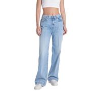 Replay Damen Relaxed Straight fit Jeans Melja Eco Plus