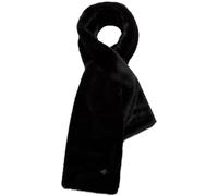 Replay Damen Schal aus Teddy-Fell, Black 0098 (Schwarz), Einheitsgröße