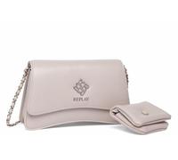 Replay Damen Schultertasche mit Ketten-Detail, Lt Grey 020 (Grau), Onesize
