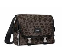 Replay Damen Schultertasche mit Logo-Print, Pino + Black 1297 (Mehrfarbig), Onesize