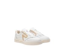 Replay Damen Sneaker aus Leder, Elfenbein (Tofu Nude 3374), 39