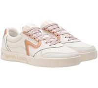Replay Damen Sneaker aus Leder, Tofu Nude 3374 (Elfenbein), 36