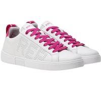 Replay Damen Sneaker aus Leder, White Magenta 354 (Weiß), 38