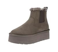 REPLAY Damen Stiefeletten mit Plateau, Grey 028 (Grau), 35