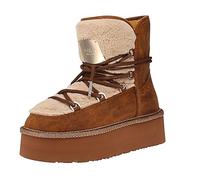 Replay Damen Stiefeletten mit Teddy-Fell, Brown 012 (Braun), 40