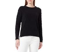 Replay Damen Strickpullover aus Baumwolle, Black 098 (Schwarz), S