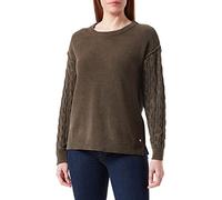 Replay Damen Strickpullover aus Baumwolle, Mud 212 (Braun), L