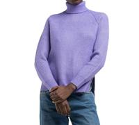 Replay Damen Strickpullover mit Rollkragen, Violett (Lavender 472), L
