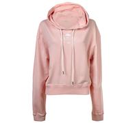 REPLAY Damen Sweatshirt - Kapuzenpullover, Hoodie, Logo, Bio-Baumwolle Rosa M