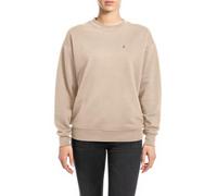 Replay Damen Sweatshirt Oversized, Grau (Light Taupe 803), XL