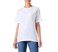 Replay Damen T-Shirt Kurzarm Basic, Weiß (White 001), S