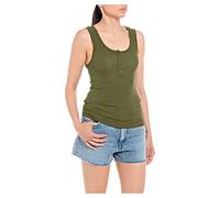 Replay Damen Tank Top aus Bio-Baumwolle, Army Green 238 (Grün), M