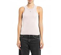 Replay Damen Tank Top Gerippt, Rosa (Powder Pink 565), XXS