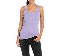 Replay Damen Tank Top Rundhals-Ausschnitt, Lavender 627 (Violett), M