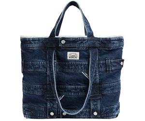REPLAY Damen Tote Bag Tasche Jeans-Look, Blu Denim 0797 (Blau), Einheitsgröße