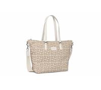 Replay Damen Tote Bag Tasche Umhängetasche, Mehrfarbig (Dirty White + Sand 1628), Onesize