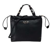 Replay Damen Umhängetasche Satchel Bag, Black 0098 (Schwarz), Einheitsgröße