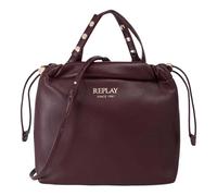 Henkeltasche REPLAY "Replay Taschen Lederimitat", Damen, Gr. onesize, burgunder, Lederimitat, Taschen (58993568-0) burgunder