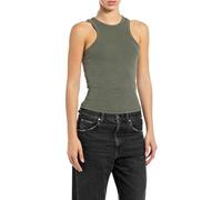 Replay Damen W3148 Trägershirt Cami Shirt, 759 Mud Green, XXS EU