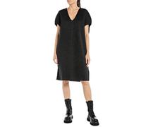 Replay Damen W9081 .000.22672 Kleid, Black Lurex 040, S EU
