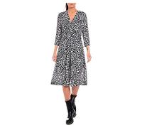 REPLAY Damen W9680 Kleid, 010 Natural White/Black, XS