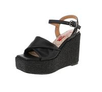 REPLAY Damen Wade Sandal Keilsandale, 003 Black, 40 EU
