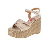 REPLAY Damen Wade Sandal Keilsandale, 045 Platin, 35 EU