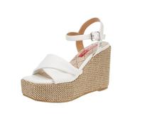 REPLAY Damen Wade Sandal Keilsandale, 061 White, 36 EU