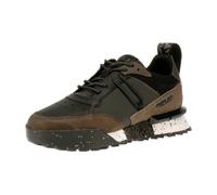 Sneaker REPLAY "Replay Sneaker Leder/Synthetik", Herren, Gr. 44, schwarz (schwarz, grau), Leder, Synthetik, casual, Schuhe (20443402-44) schwarz, grau
