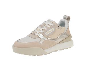 Replay Field W Metal GWS9H C0002L - Damen Schuhe Sneaker - 3377-Ecru-Platin für Damen, silber, Größe 40 EU