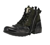 Replay Grip Limited GMU01 C0023L - Herren Boots - 1659-Black-Mil-Grn, Größe:42 EU