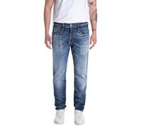 Replay Herren Anbass Aged Jeans, 009 MEDIUM Blue, 40W x 36L